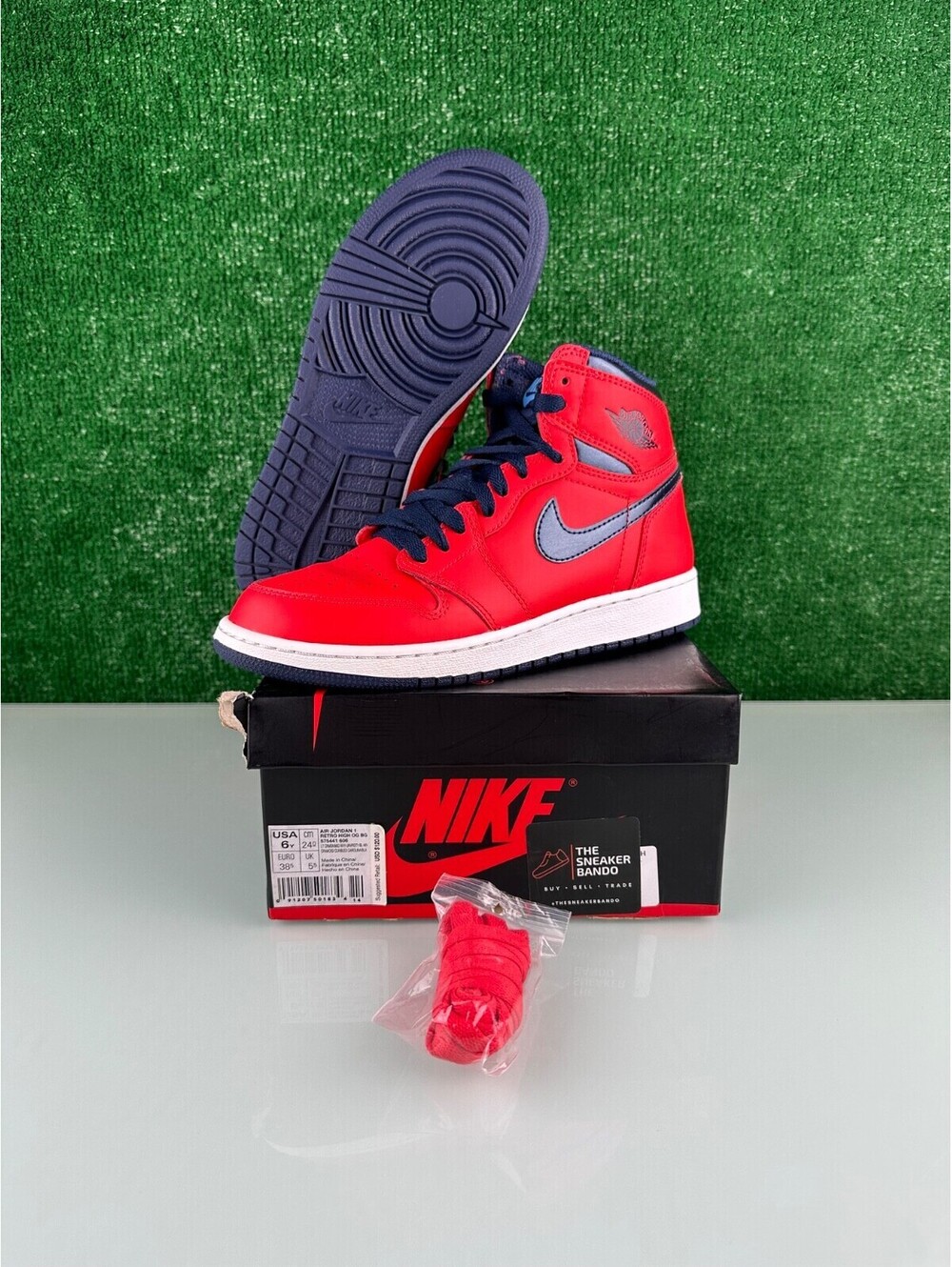 Size 6Y - Air Jordan 1 Retro OG High David Letterman (GS)